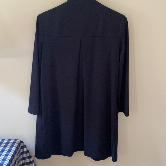 BLACK Sara Campbell Black Ponte Topper with Bow XS - Picture 9 of 11